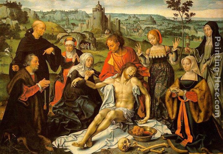 Joos van Cleve Altarpiece of the Lamentation (central)